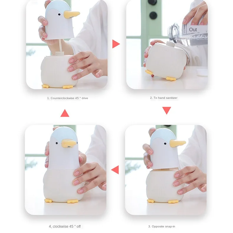 

Automatic Foam Soap Dispenser,Cartoon Induction Liquid Hand Washing Machine,USB Charge,Intelligent Foam Hand washing