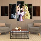 Настенные художественные принты модульная Картина на холсте картина 5 шт. Сказочный хвост фотография драже современный постер для украшения дома