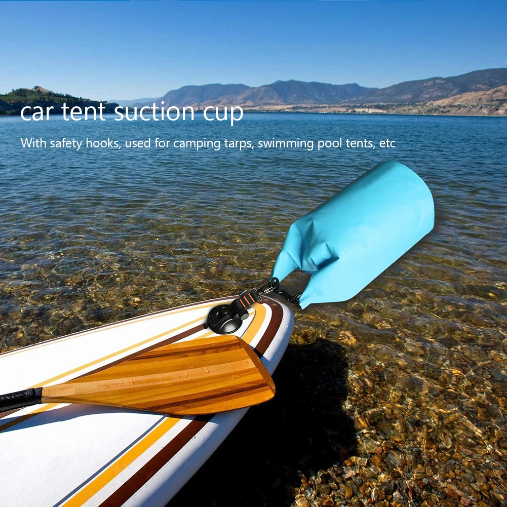 Сверхмощный присоска Привязать вниз якорь с крепежными крючками Кемпинг Брезент
