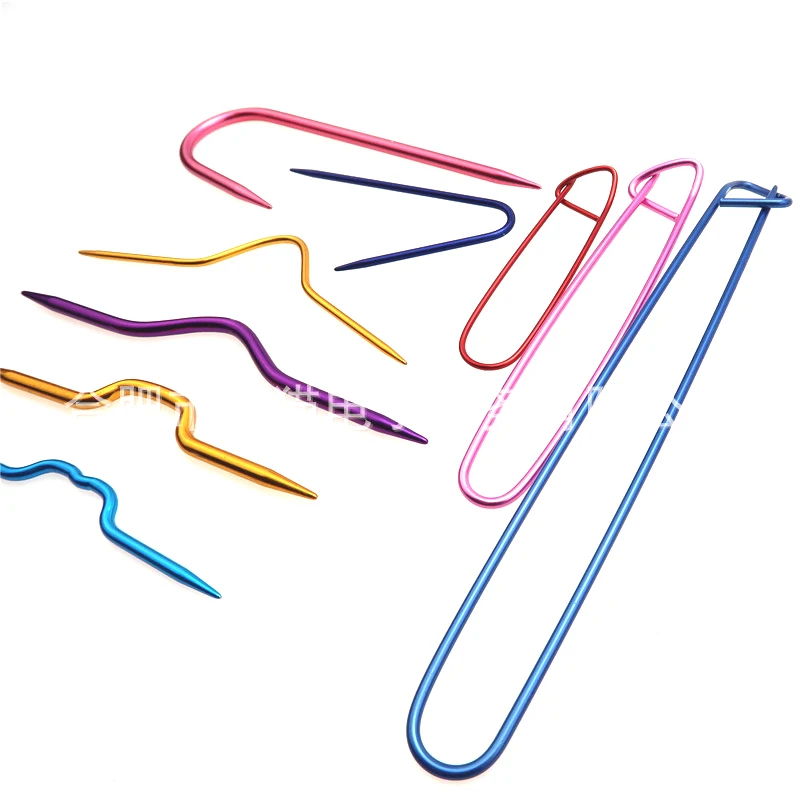 9 шт./компл. U-образные спицы для шитья крючки вязания булавки маркеры игл фиксации