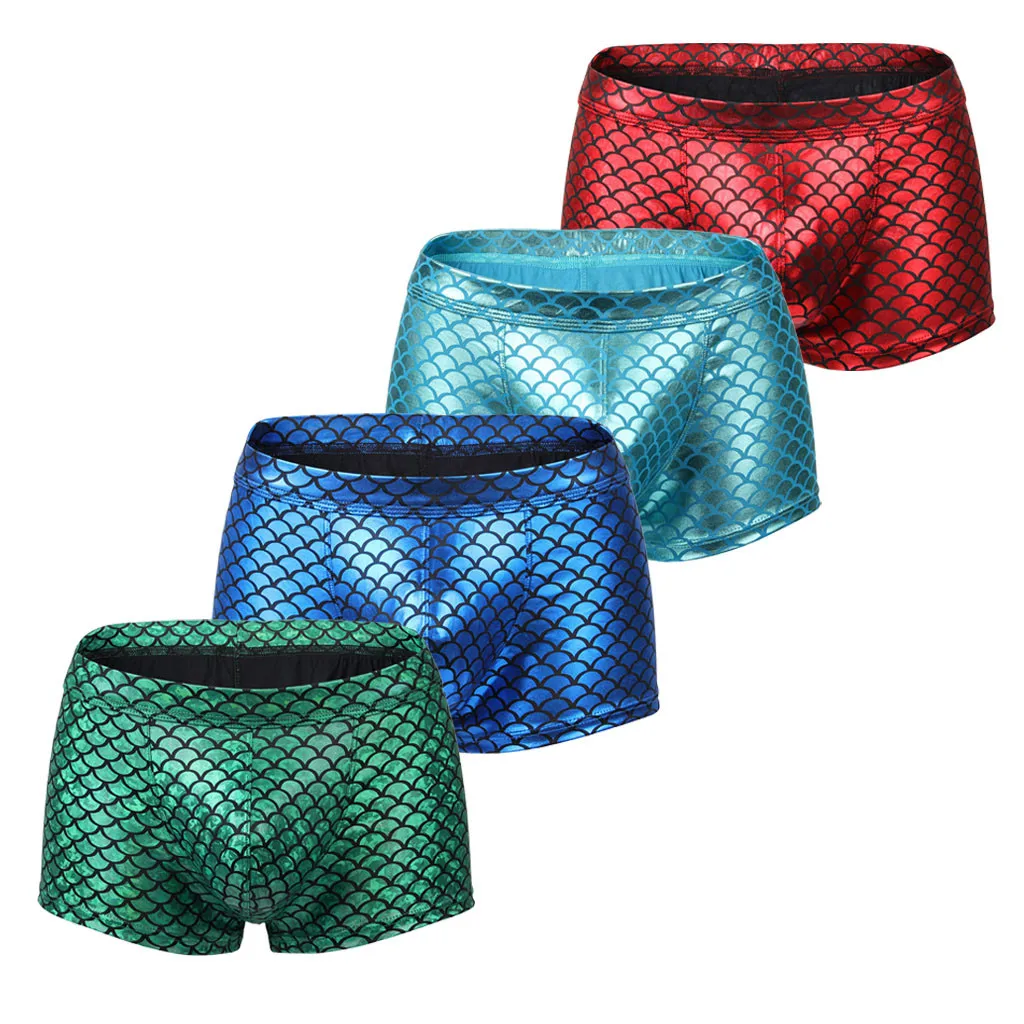 Мужские прозрачные трусы с карманом для пениса черные дышащие из нейлона мягкие