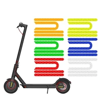 4pcsset front rear wheel covers protective shell reflective stickers for xiaomi m365 pro sticker electric scooter parts