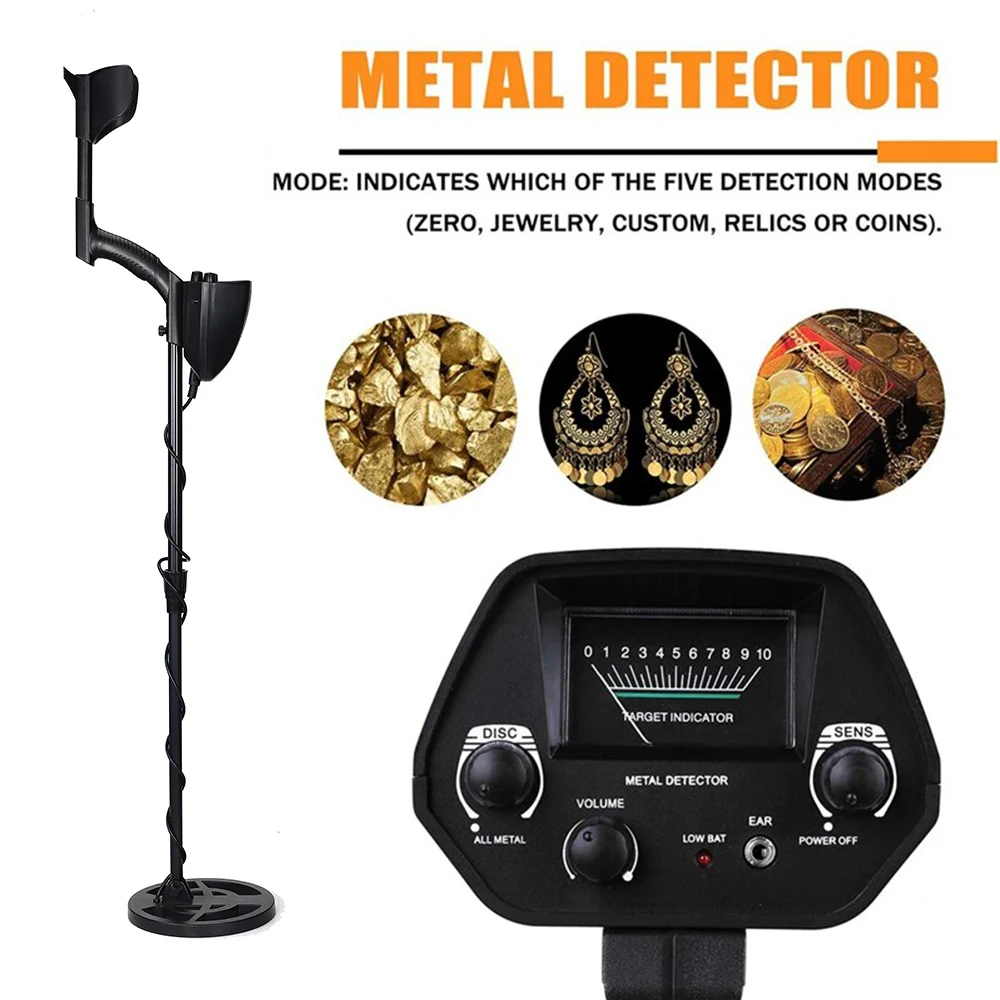 

GTX5030 Metal Detector Metal Finder Gold Detector Treasure Pinpointer Underground Metal Detector Hunter Gold Digger Beginner