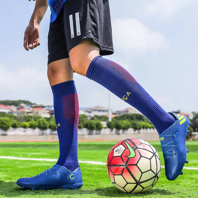 Muyubei Профессиональный Chuteira Futebol Детская футбольная обувь мужские футбольные бутсы детская тренировочная спортивная обувь