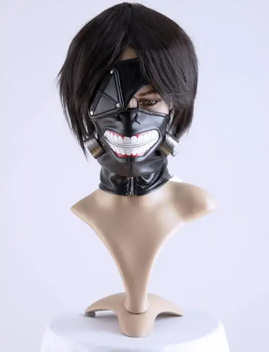 Японское аниме кигуль канеки Кен костюмная маска косплей реквизит кожаная