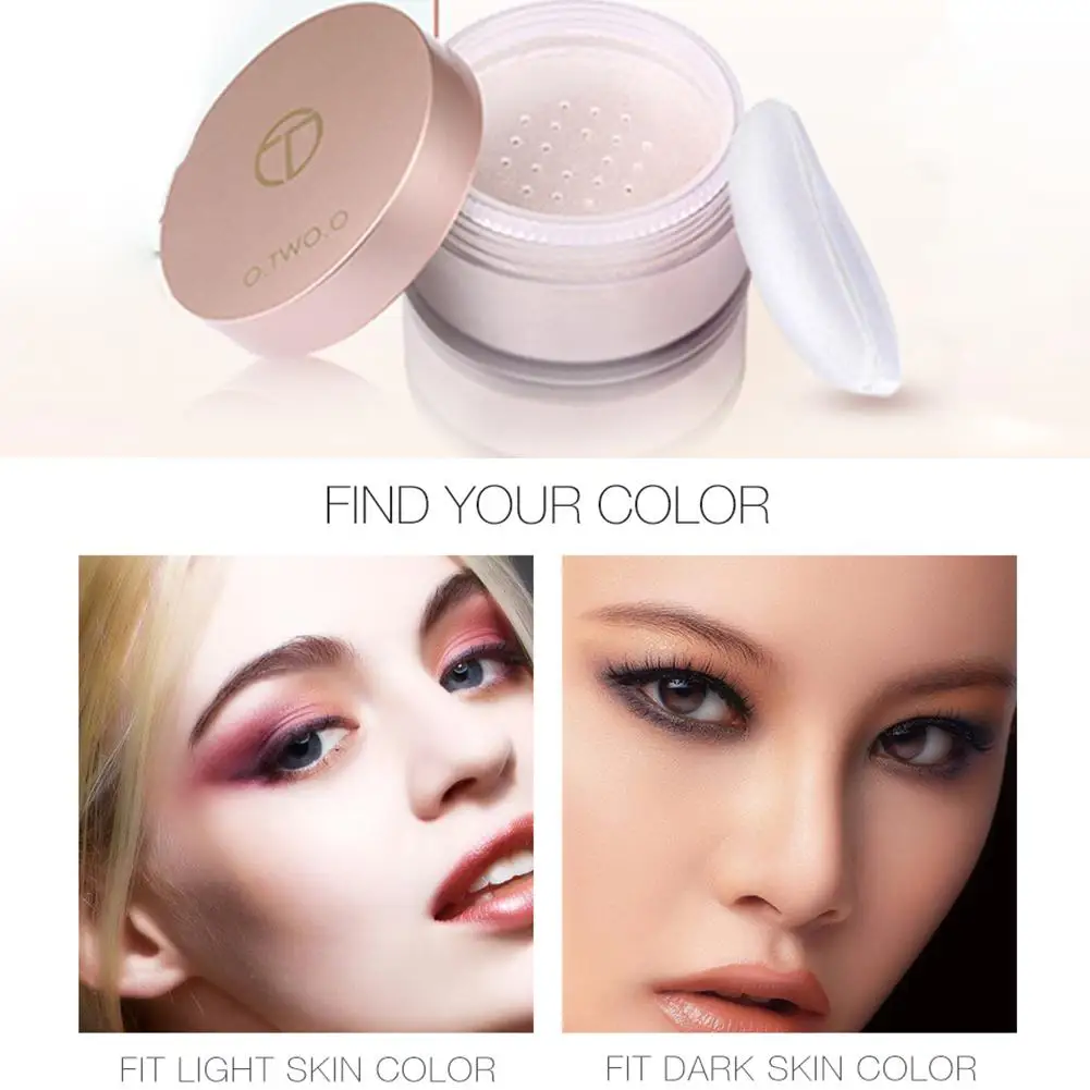 Горячая Распродажа OTWOO Настройка контроля жирности макияж Рассыпчатая пудра