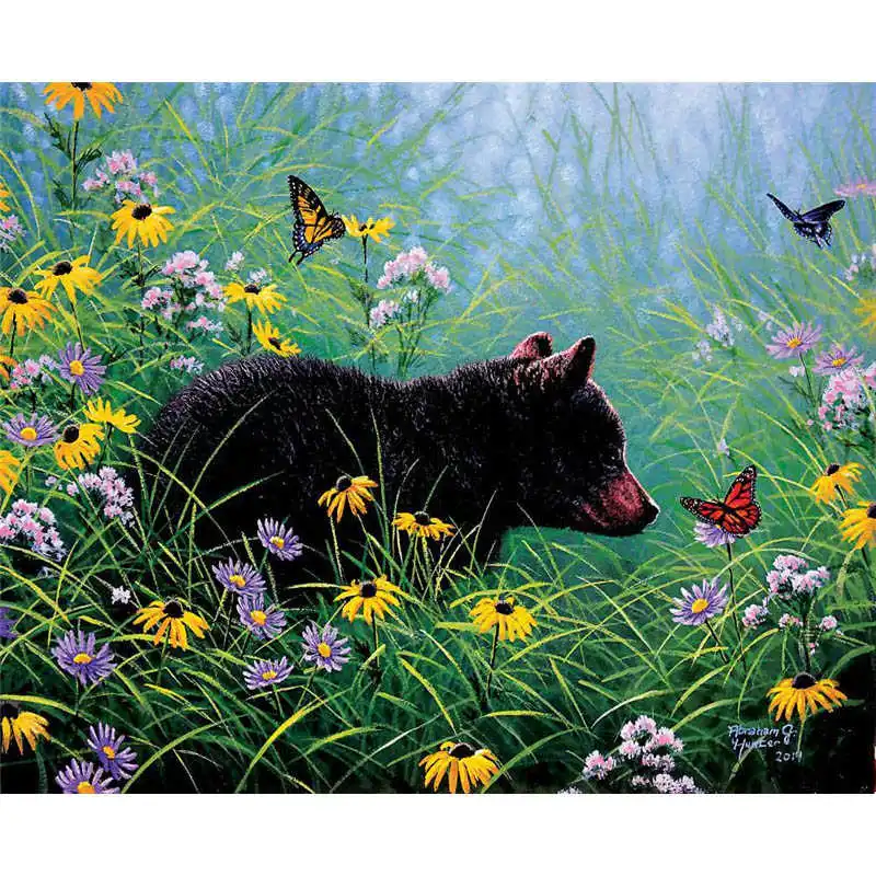 Картина по номерам рамки Раскраска домашний декор картины украшения животных