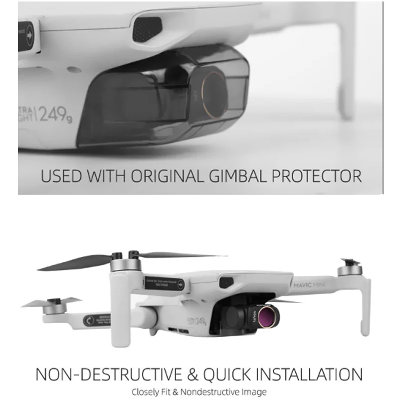Фильтр объектива камеры для DJI Mavic Mini ND/PL UV/CPL/ND4 PL/ND8 ND16 PL ND32 набор Оптических