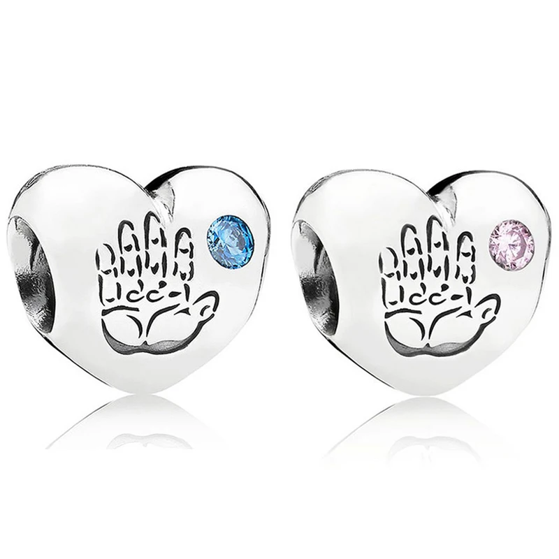 Аутентичные 925 стерлингового серебра бисера для маленького мальчика маленьких