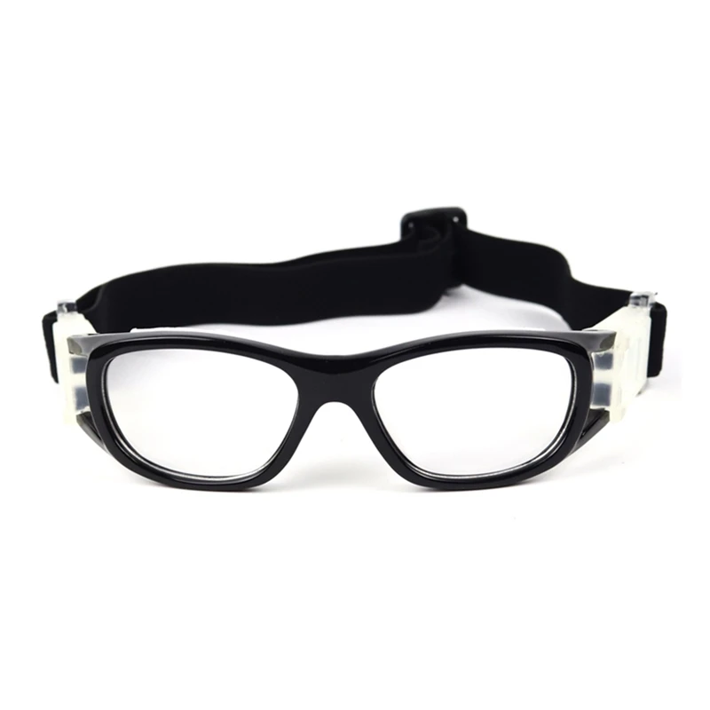 Black frame trans Профессиональные детские спортивные оправа для очков PC футбол мяч баскетбол защитные очки по рецепту Спорт на открытом воздухе - Цвет: Black frame trans