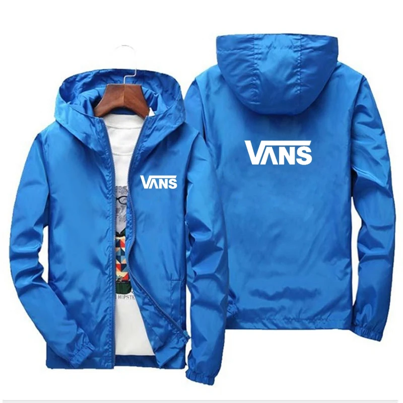 

2021 hot selling VNS brand men's wear spring and autumn jacket men's and women's leisure windbreaker print zipper thin hoodie