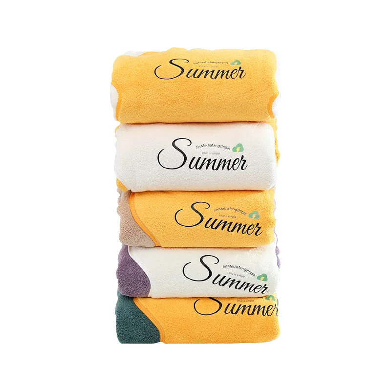 

Wearable bath towel for women with buckle coral fleece bath skirt soft and absorbent large size women bathrobe