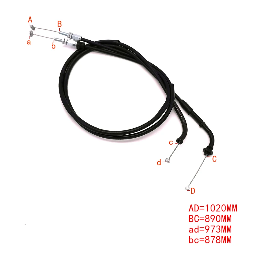 Тросы дроссельной заслонки мотоцикла кабель акселератора для Honda NV400 Steed 400 VT600 Shadow