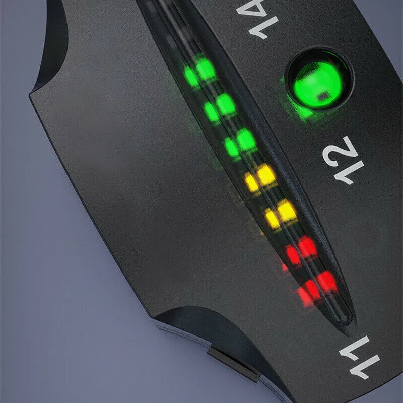 

1 Pcs Voltmeter Voltage Meter Battery Gauge 12V Battery Display LED Voltage