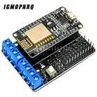 Подходит для Node MCU комплект для разработки V3 CP2102 NodeMCU + экран двигателя Wifi Esp8266 Esp-12e diy rc игрушка пульт дистанционного управления Lua IoT smart car L293D