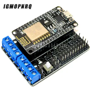 Подходит для Node MCU комплект для разработки V3 CP2102 NodeMCU + экран двигателя Wifi Esp8266 Esp-12e diy rc игрушка пульт дистанционного управления Lua IoT smart car L293D