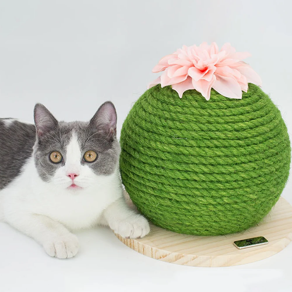 Rotating Globe Cat Scratch Post Scratching Board For Climbing Wood Toy Tree Toys Pet Furniture Protactions | Дом и сад
