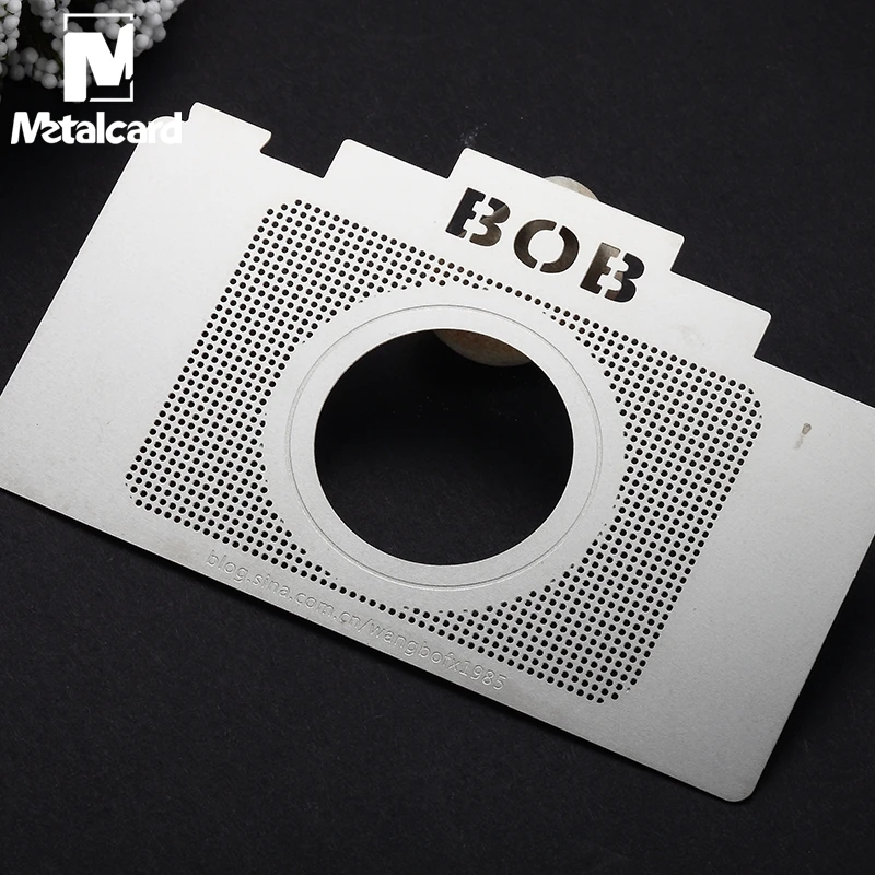 

Stainless steel business card custom metal business card