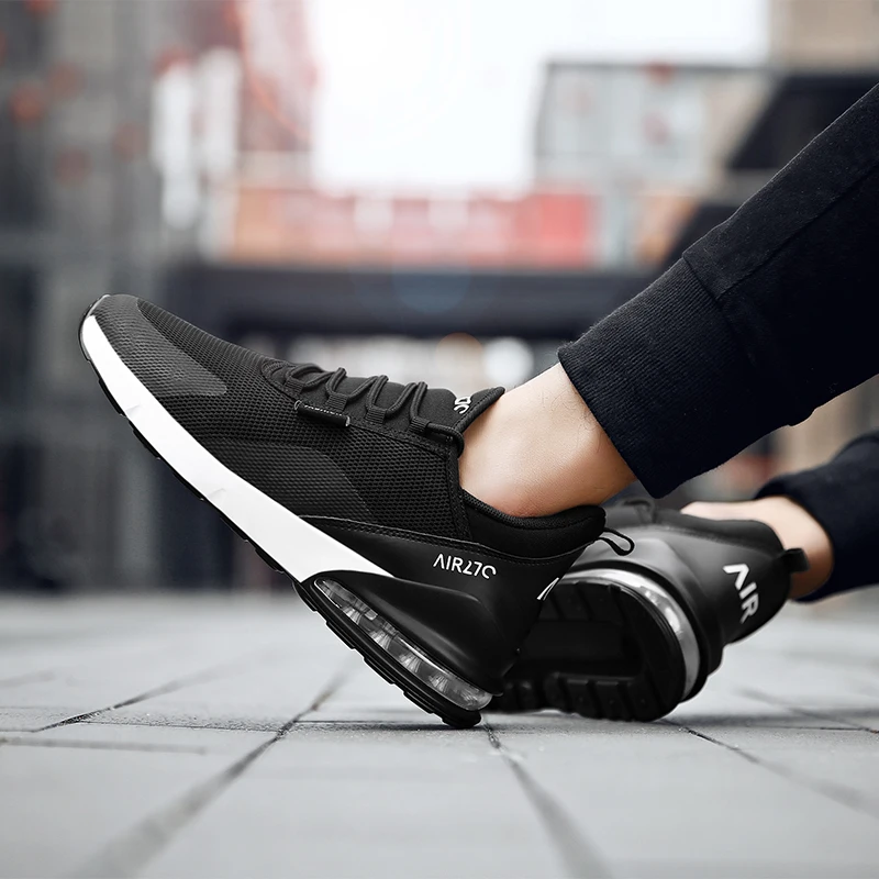 Seedstar Men Sneakers Breathable Air Mesh Outdoor Sport Shoes Spring Autumn Couple Cushion Flats Training Running 38-45 | Обувь