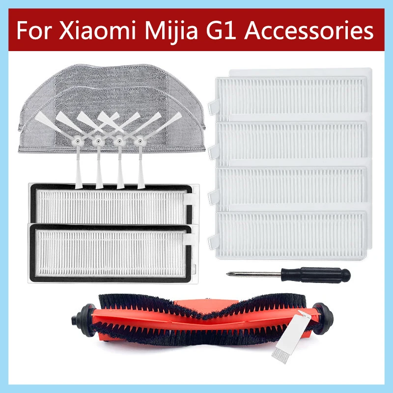 

For Xiaomi Mijia MI G1 Main Side Brush Cover Rag Hepa Filter Charging Pile Accessories Parts Sweeping Robot Vacuum Cleaner Xaomi