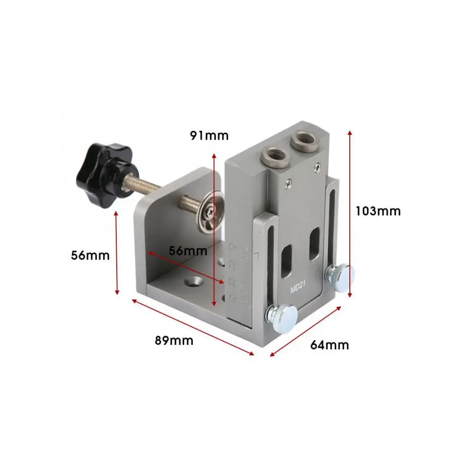 

Hole Puncher jig kit Mini Style Pocket Hole Jig Kit For Wood Working Step Drill Bit Set Drill Bits for Metal