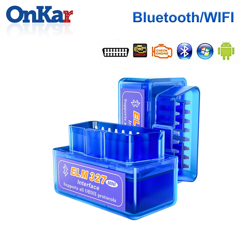 

ONKAR 2020 сканер OBD2 Bluetooth WIFI OBD Автомобильный диагностический инструмент считыватель кодов для Android головное устройство Радио адаптер автомати...