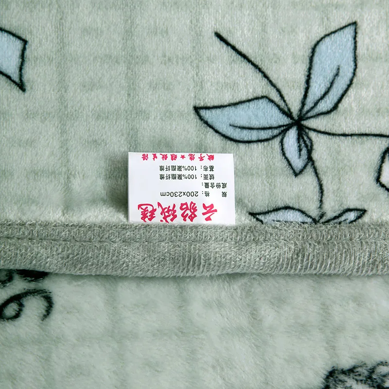 Цветущий Пион/одиночное одеяло толстое Хрустальное бархатное мягкое и нежное