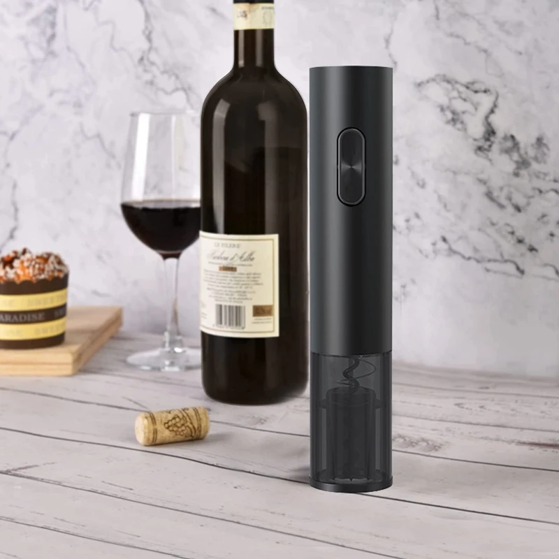 

Electric Wine Opener,Automatic Electric Wine Bottle Corkscrew Opener One-Click Button Reusable Wine Bottle Openers