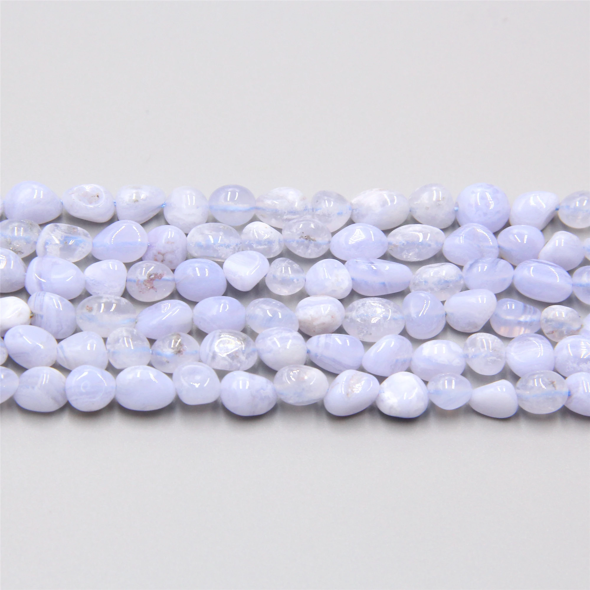 

Irregualr Natural Purple Agates Beads 6-8mm Purple Lace Agates Stone Loose Spacer Beads for Jewelry Making DIY Bracelet Earrings