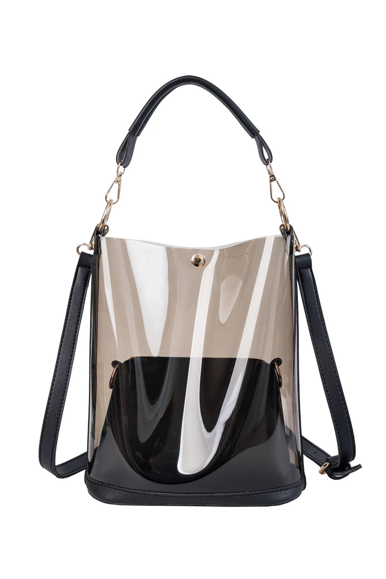 

Women's Beach Bag 2021 New Fashion Transparent Shoulder Gel Bag Versatile Large Capacity Portable Messenger Bag