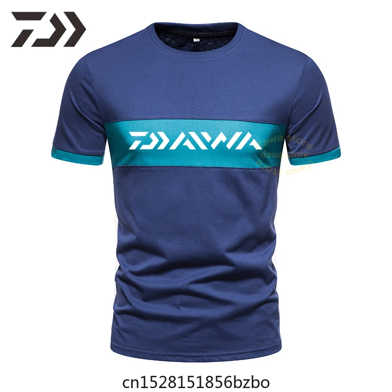 

Daiwa Fishing T Shirt Men Breathable Fishing Clothes Men Summer Quick Dry Outdoor Fishing Clothing O-Neck Sports Fishing Shirt