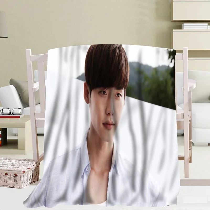 Новинка, уютные одеяла Lee Jong Suk, мягкое одеяло с 3D принтом, для дома/дивана/постельных принадлежностей, переносное одеяло для путешествий для взрослых