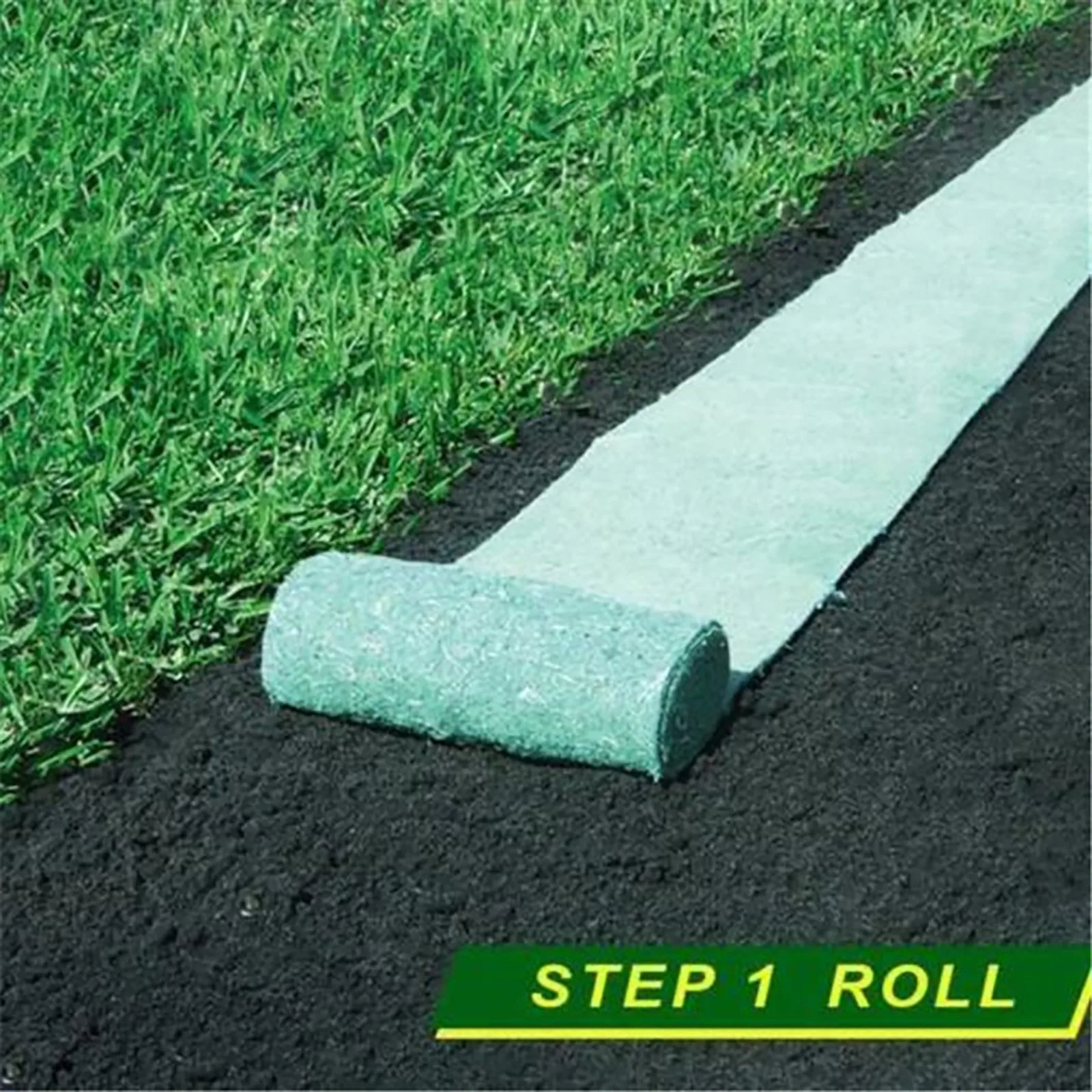 

3M*0.2M Grass Seed Mat Biodegradable Fertilizer Mat Gardening Lawn Planting Backyard Garden Ecological Blanket Seed Mat Green