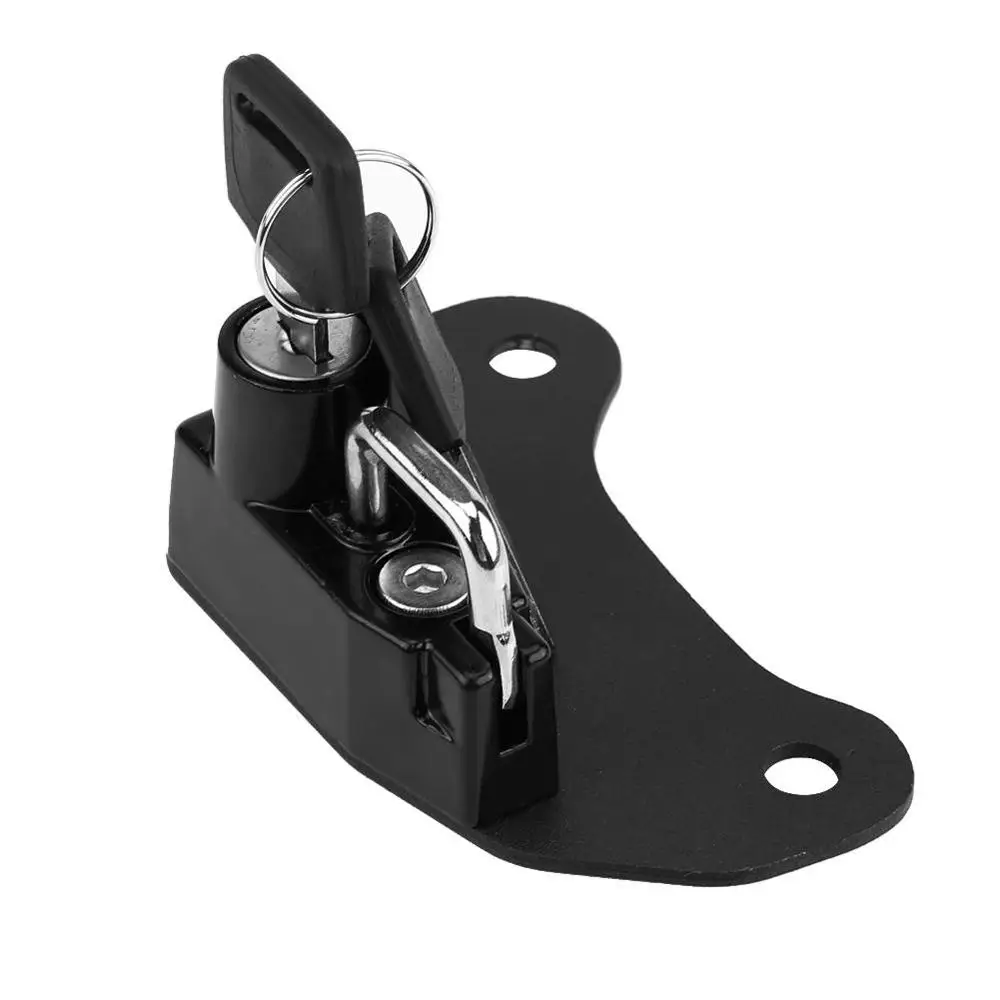 Замок для мотоциклетного шлема с защитой от кражи черный крепежный крючок из