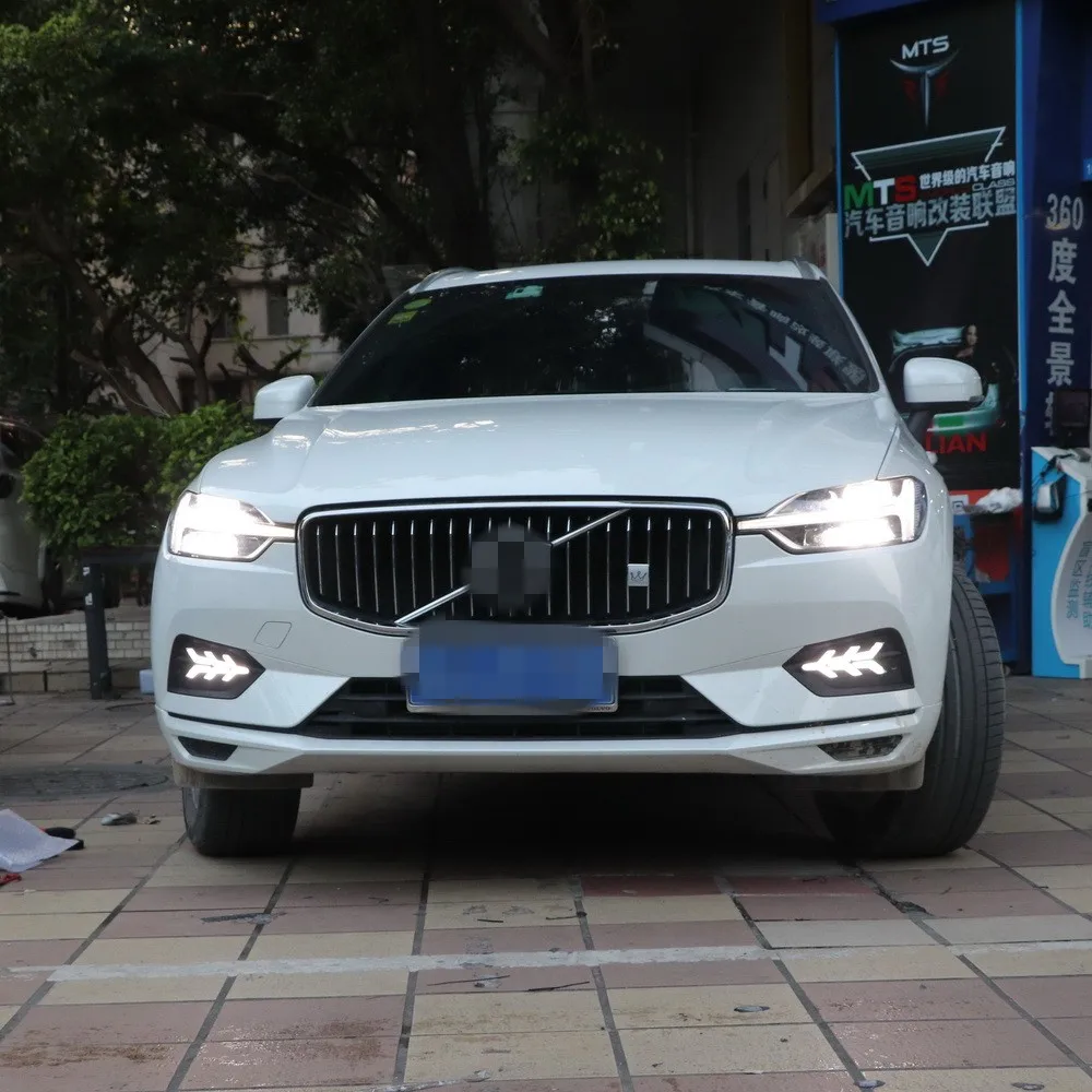 Дневные ходовые огни July King чехол для Volvo XC60 2018 + светодиодный 6000K Белый Передний