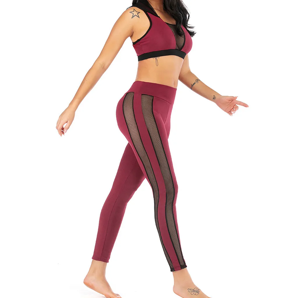 С капюшоном энергетические бесшовные леггинсы + бюстгальтер с ремешками