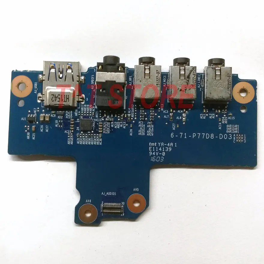 Оригинальная USB аудио плата для P750DM P750DM2G P750ZM P770DM P751DM2 X911 X711 X599 6-71-P77D8-D03 D02 D01