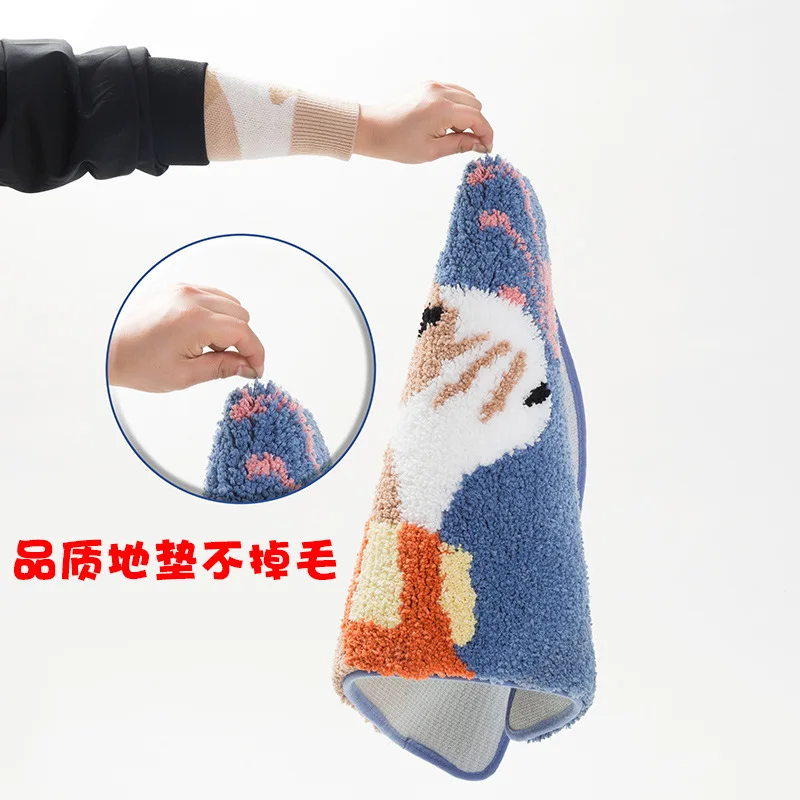 

Cute Carpet Door Mat Door Bathroom Door Mat Bedroom Absorbent Household Bathroom Non-Slip Taip