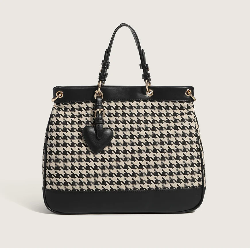 

ZA Brand Autumn and Winter New Women's Bag Shoulder Large Capacity Women's Diagonal Bag Black Commuter Tote Bag