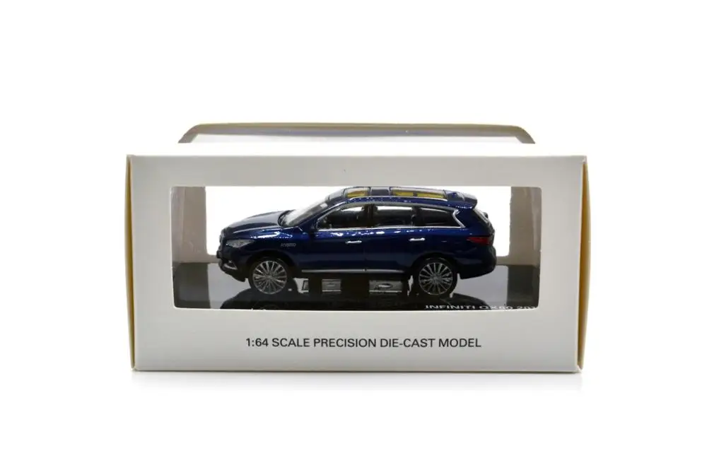 Модель Paudi 1/64 в масштабе 1:64 масштаб Infiniti QX60 Blue 2017 литые модели автомобилей игрушки