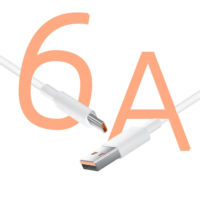 Зарядный кабель Usb Type-C 6 А для Huawei P50/Xiaomi Mi 11/10 Pro/Redmi Note10/K30s | Мобильные телефоны и