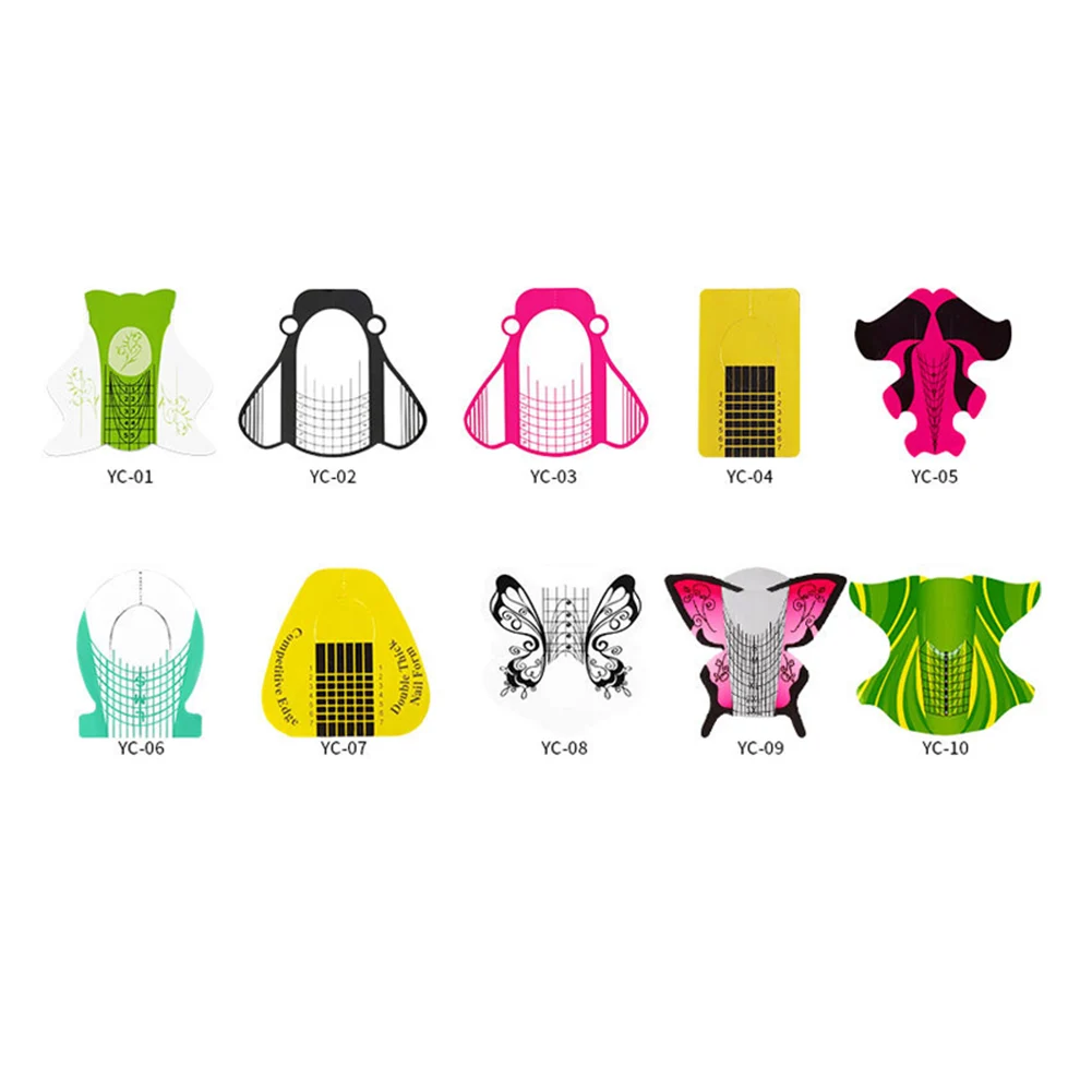 100 шт. формы ногтей расширение советы из акрила/УФ-гель для наращивания