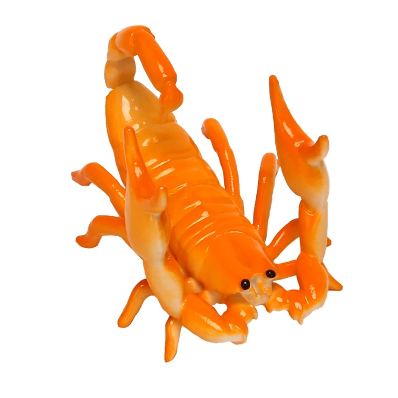 

New Creative Cute Scorpion Model Pen Holder Weightlifting Scorpion Bracket Storage Rack Pen Rack Gift Stationery Orange