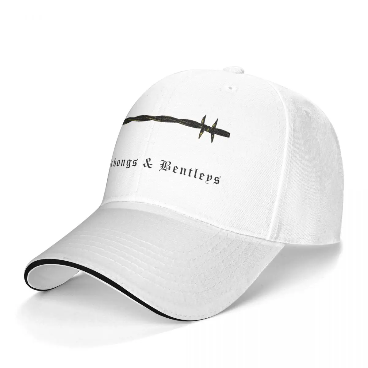 Post Malone Baseball Cap Beerbongs Bentleys Fishing Fashionable Baseball Hat Retro Logo Boys Polyester Cap