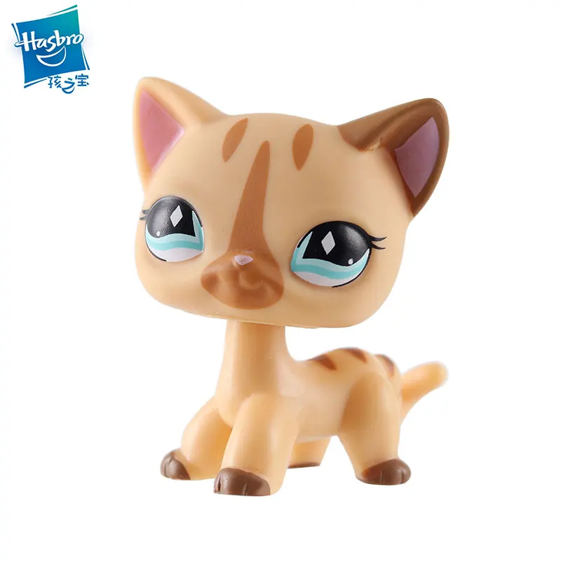 НОВЫЙ РЕДКИЙ магазин домашних животных lps игрушка стоячая короткая кошка розовая