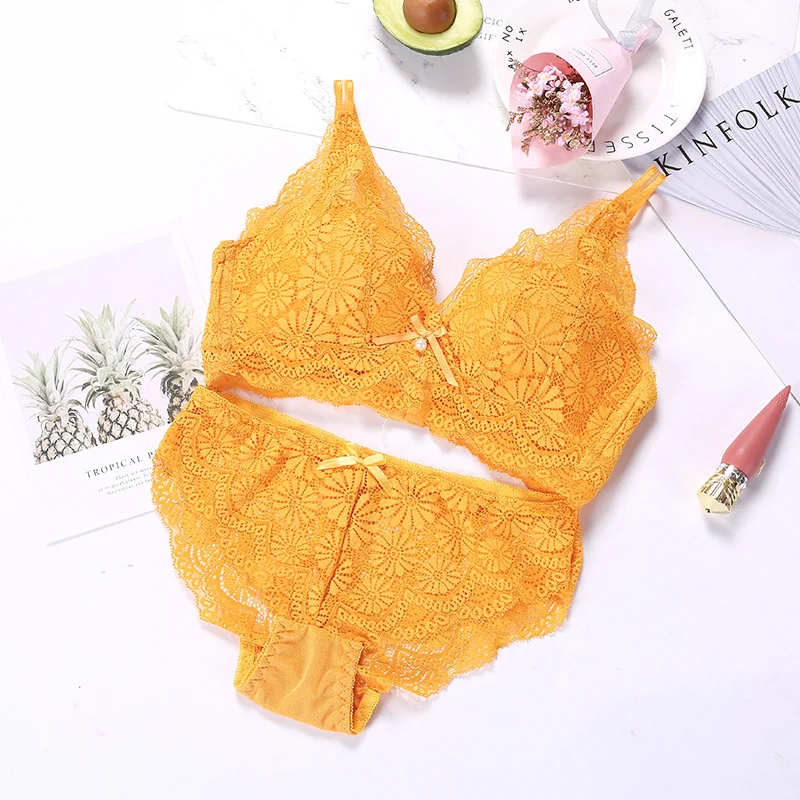 

SP&CITY Underwear Set Sexy Women's Bra Backless Seamless Bra Lace Side Push Up Bra With Padding Candy Colors Clothing For Women