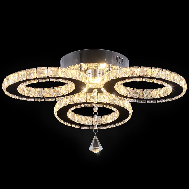 Потолочный светильник светодиодный с кристаллами 1/3 дюйма для гостиной и