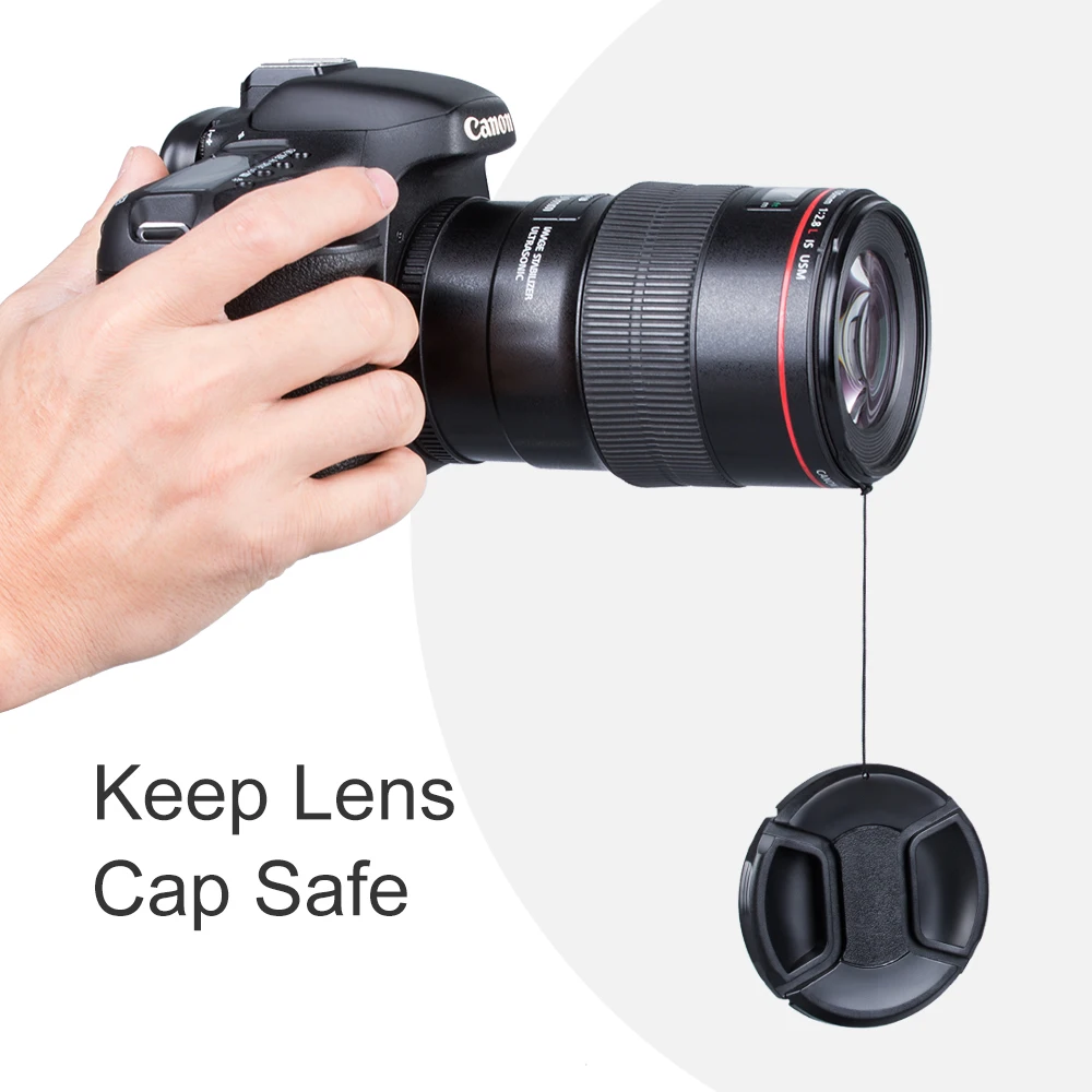 K&F CONCEPT 52/58/62/67/72 / 77mm UV CPL FLD ND2 ND4 ND8 Комплект Фильтров для объектива 6 Кусков с 4 подарками для Nikon Canon Sony Tamron и более зеркального фотоаппарата и объектива