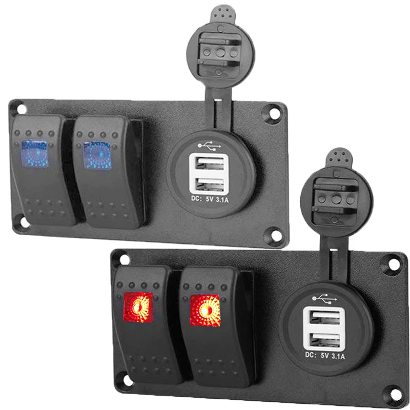 2 группы переключателей панель для лодки яхты морской мотоцикл грузовик