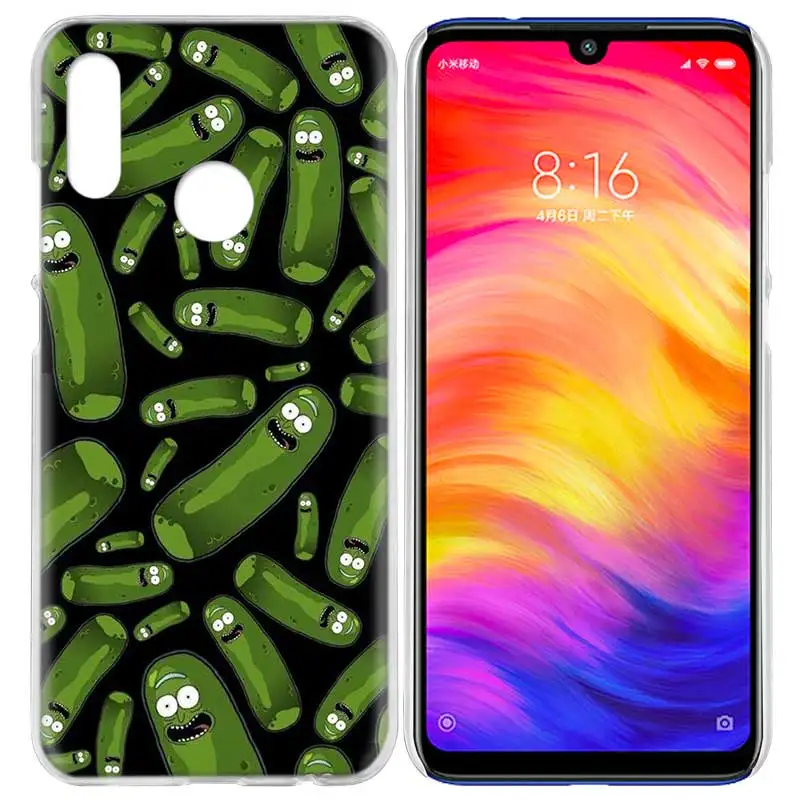 07 Чехол для Xiaomi Redmi Note 7 7A фотоаппаратов моментальной печати 7S 6 6A 5 Y3 K20 mi 8 до 9 лет CC9 CC9E A1 A2 A3 играть F1 Lite Pro Plus Рик и Морти Pickle Ric - Цвет: 07